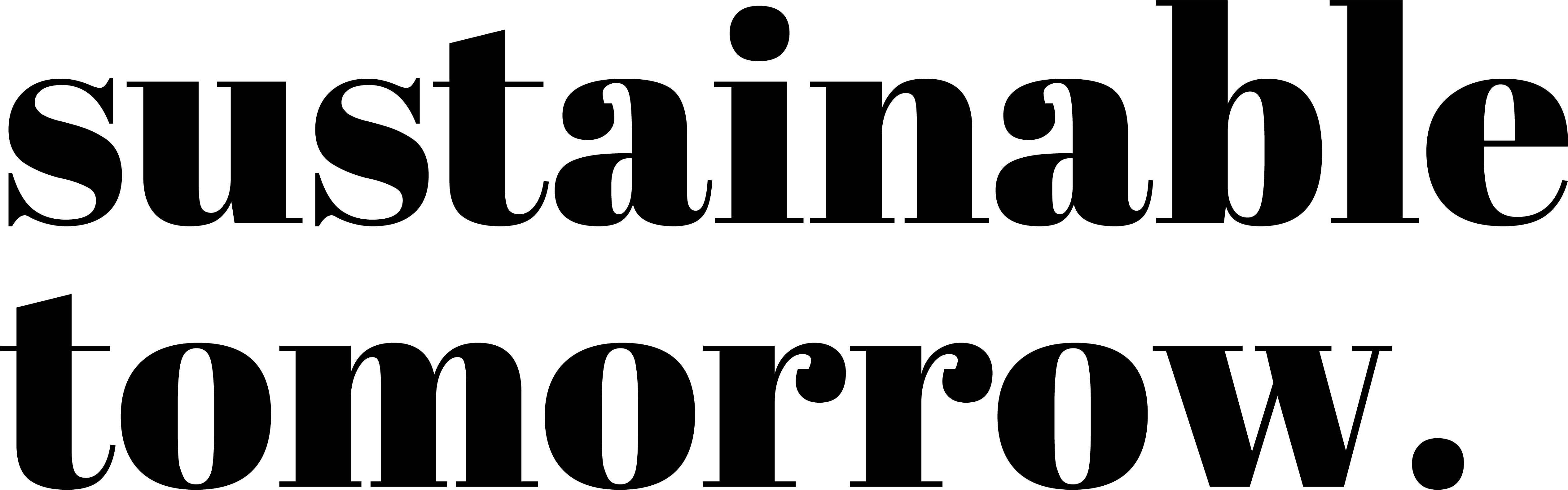 Sustainable Tomorrow